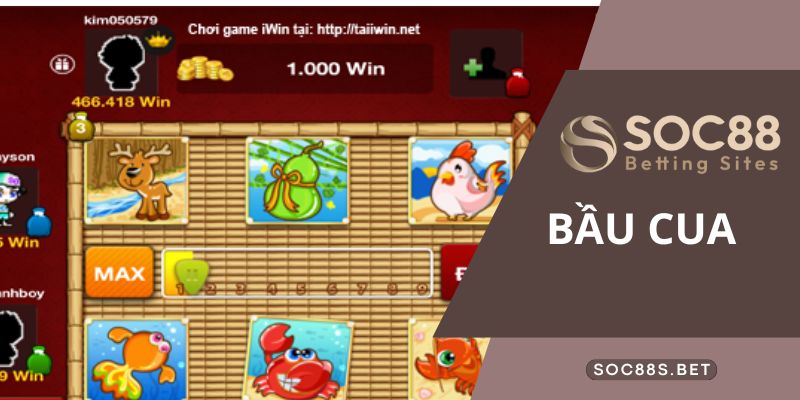 Khuyến mãi khi tham gia Bầu Cua tại SOC88